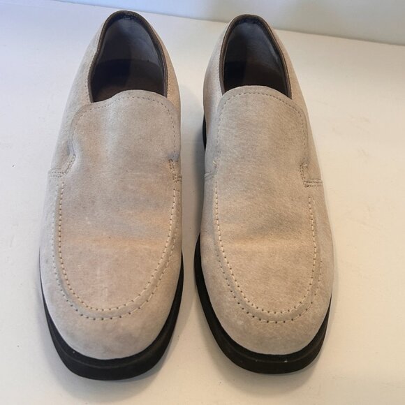 Hush Puppies Slip on Loafer Women Shoe Size 7 Beige Suede leather NEW - Picture 7 of 9